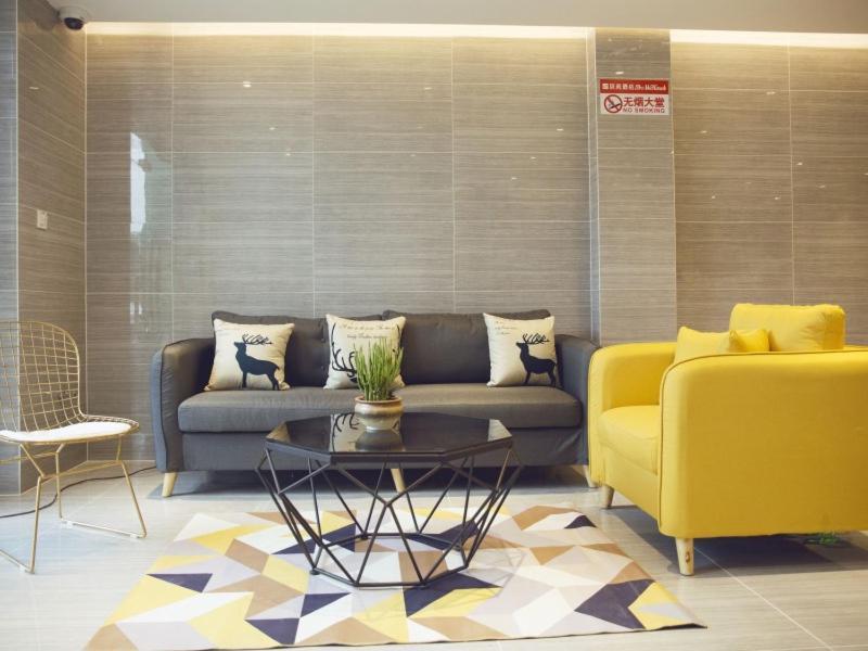 Shell Shanghai Jiadingbei Subway Station Shuping Road Hotel Eksteriør bilde